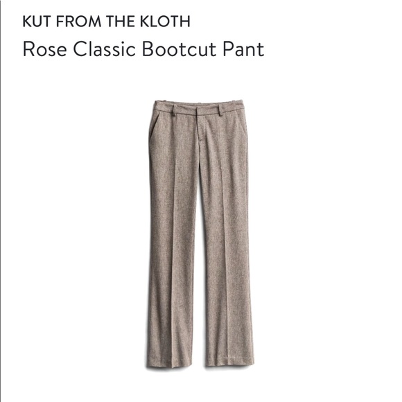 Bootcut pant